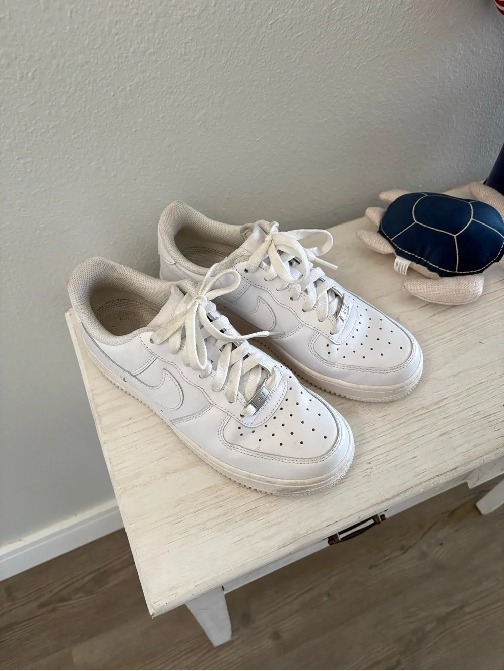 Nike All-White Low-Top Sneakers